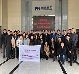 2019年2月23日，南京大学EMBA2016-2班学友团赴常州博瑞电力自动化设备有限公司、江苏金刚科技集团股份有限公司，江苏安博电竞集团安博电竞新零售丰臣店参观，南京南瑞继保电气有限公司信息中心主任沈胜昔、民生银行常州分行行长梅奇、江苏安博电竞集团董事长？莆凹俺Ｗ芎途萄У难ё右煌喂劭疾。